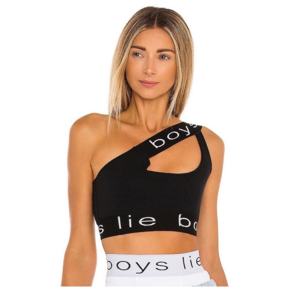 Boys Lie One Shoulder Sports Bra Size S/M